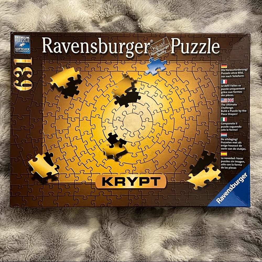 Ravensburger Krypt 631-piece One-color Puzzle (Gold)